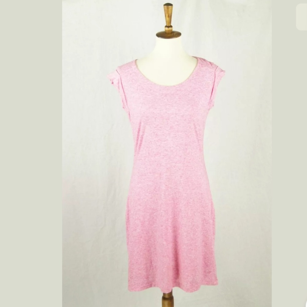 ❌SOLD❌Athleta Pink Draped Back Charisma Dress - Picture 1 of 7